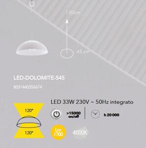 Designové závěsné LED svítidlo Faneurope LED-DOLOMITE-S45