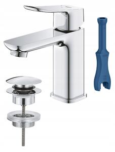 Stojánková umyvadlová baterie Grohe stříbrná