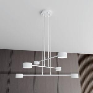 Závěsné svítidlo MODUS 6 – bílé, 6× GX53, šířka 70 cm