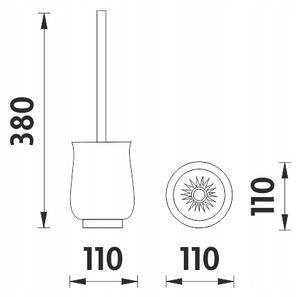 Stojan na toaletní kartáč NIMCO Lada 1094LA-26