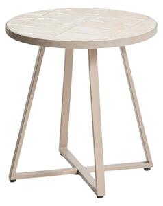 Kulatý zahradní stolek s keramickou deskou ø 45 cm Tella – Kave Home