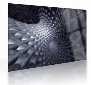 Skleněný obraz - Abstrakce 3D (70x50 cm)