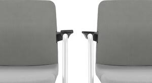 NARBUTAS - Židle WIND SWA204 s černým rámem a lakovanou podnoží