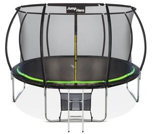 Zahradní trampolína Premium s skákací sítí 366 cm Jump Hero 12FT
