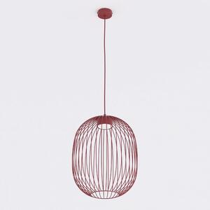Závěsné svítidlo MANTRA 1 – vínové, 1× GX53, šířka 33 cm