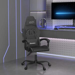 Herní židle černá umělá kůže 3143898