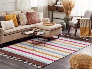 Bavlněný koberec 140 x 200 cm barevný HISARLI