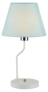 Candellux Stolní lampa YORK 1xE14/60W/230V bílá/modrá CA0714
