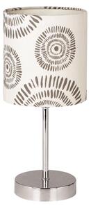 Candellux Stolní lampa EMILY 1xE14/40W/230V krémová/lesklý chrom CA0760