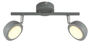 Candellux LED Bodové svítidlo MILD 2xLED/6W/230V šedá CA0751