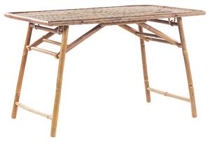 Zahradní bambusový stůl přírodní MOLISE