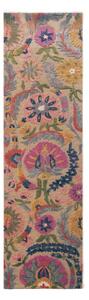 Ručně tkaný vlněný běhoun 80x300 cm Amira Floral – Flair Rugs