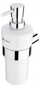 Ruční nástěnný dávkovač mýdla Nimco 300 ml, stříbrný, vícebarevný