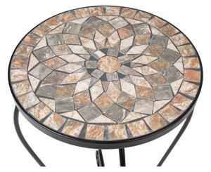 LIVARNO home Odkládací stolek s mozaikou (kulatá) (100351618001)