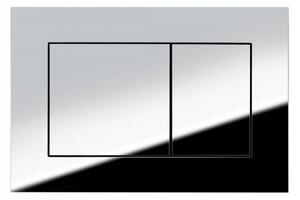 Splachovací tlačítko pro WC Tece Nové stříbrné 9240401