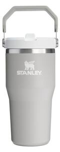 Světle šedá termoska z nerezové oceli 600 ml IceFlow™ Flip Straw 2.0 Tumbler Ash – Stanley