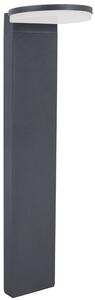 Tmavě šedé kovové venkovní sloupkové LED světlo Nova Luce Posen 65 cm