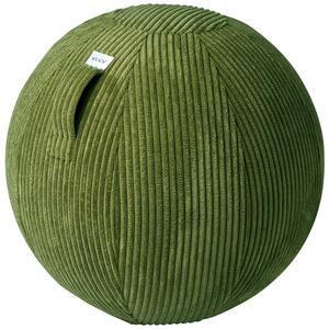 Dětský zelený manšestrový sedací / gymnastický míč VLUV VLIP 55 cm