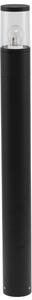 Černé kovové venkovní sloupkové světlo Nova Luce Cetera 90 cm