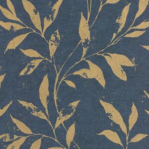Modrá vliesová tapeta s květy A48302, Vavex 2024