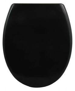 WC sedátko Spirella black černé duroplast