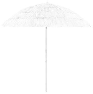 Plážový slunečník Hawaii bílý 240 cm 314701