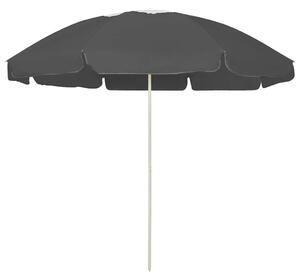 Plážový slunečník antracitový 240 cm 314714