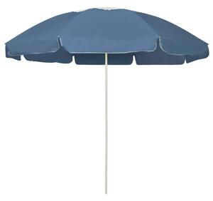 Plážový slunečník modrý 240 cm 314712