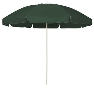 Plážový slunečník zelený 240 cm 314713