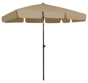 Plážový slunečník taupe 200 x 125 cm 314730