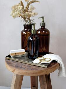 Skleněná Mocca láhev nebo dávkovač na mýdlo s pumpičkou 480 ml (Chic Antique)