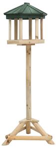 Stojanové krmítko pro ptáky masivní jedle 33 x 110 cm 314817