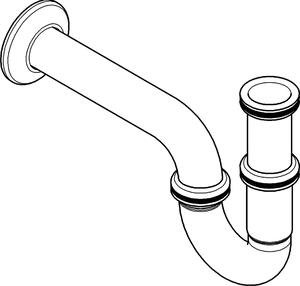 GROHE 28947000 Trubkový sifon 28947 1 1/4" pro umyvadla chromový