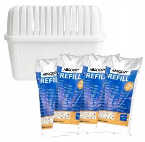 Everbrand Sweden Everbrand MEGAPACK 4 x 1000g náplň pro pohlcovač vlhkosti Absodry Big + pohlcovač GRATIS