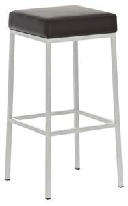 Barová stolička Joel, výška 80 cm, bílá-hnědá