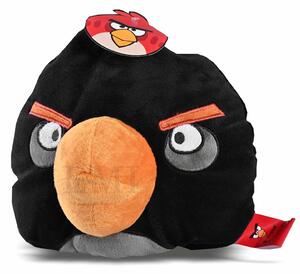 Dekorativní polštář Angry Birds černý