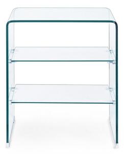 Skleněný odkládací stolek 40x50 cm Iride – Bizzotto