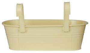 ZINC Truhlík k zavěšení 50 cm - sv. žlutá 3