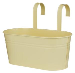 ZINC Truhlík k zavěšení 33 cm - sv. žlutá