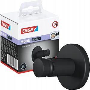 Tesa Moon háček věšák samolepicí koupelnový kovový černý do 5 kg