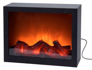 Elektrický volně stojící krb Home Styling Collection černý 80 W