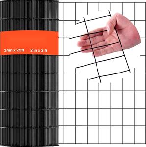Drátěná plotová role – drátěný plot – výška 61 cm, délka 7,62 m – velikost ok 5,08 x 7,62 cm – tloušťka drátu 1,52 mm – pozinkovaný ocelový drát, potažený PVC – pro slepice a králíky