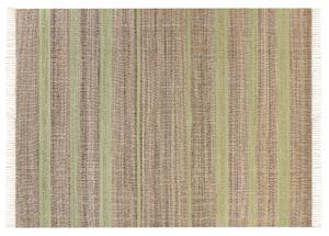 Jutový koberec 160 x 230 cm béžový/zelený TALPUR