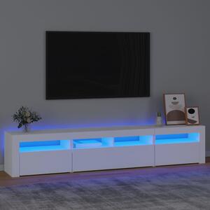 TV skříňka s LED osvětlením bílá 210 x 35 x 40 cm 3152730