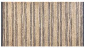 Jutový koberec 80 x 150 cm hnědý/béžový BUDHO