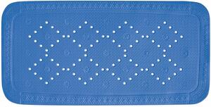 Spirella protiskluzová podložka do vany ALASKA, modrá, PVC, 71 x 36 cm