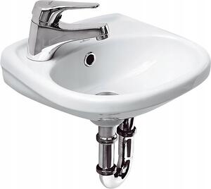Závěsné umyvadlo půlkulaté Cersanit Eko 30,5 cm bílé