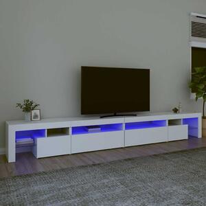 TV skříňka s LED osvětlením bílá 290 x 36,5 x 40 cm 3152802