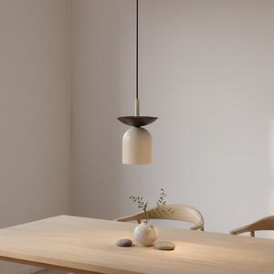 Závěsné svítidlo EGO 1 – černé / moka, 1× E14, šířka 11 cm