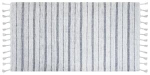 Koberec 80 x 150 cm bílý/šedý BADEMLI